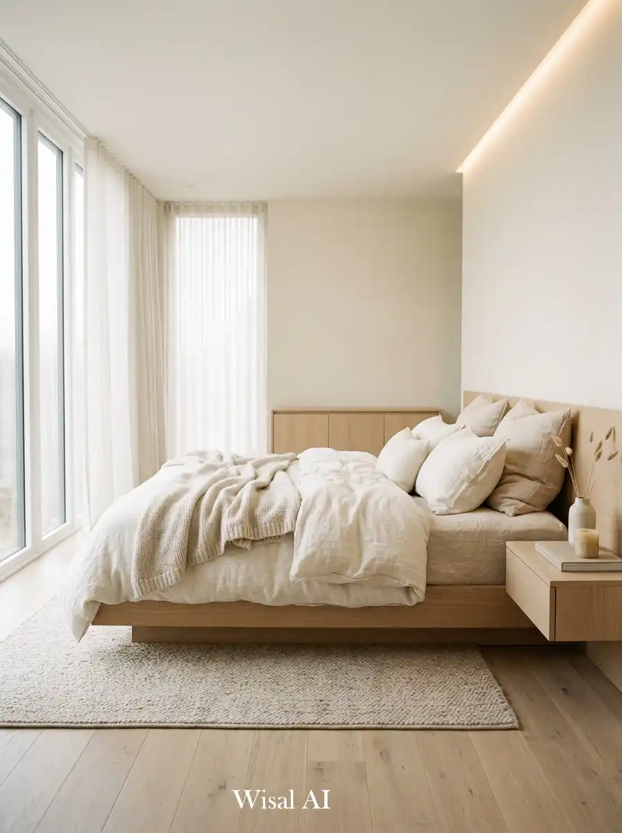 1. Soft Neutral Cloud Bedroom