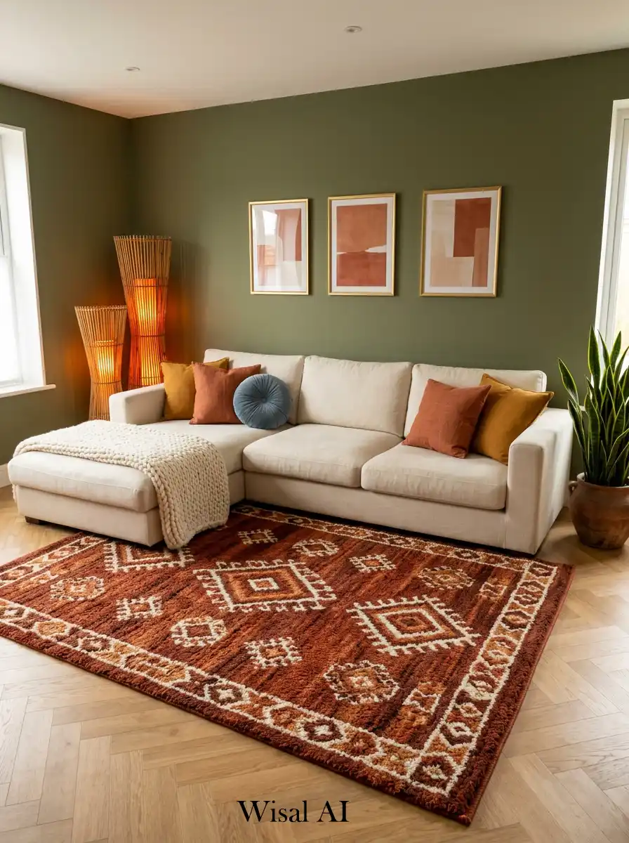 15 Cozy Sage Boho Living Room Designs for a Peaceful Home