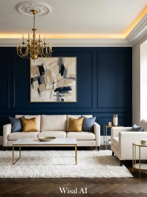 20 Navy Blue and White Living Room Ideas for a Luxurious Modern Home - Interior Design Inspiration | Wisal AI : object Object,object Object,object Object,object Object,object Object,object Object,object Object,object Object,object