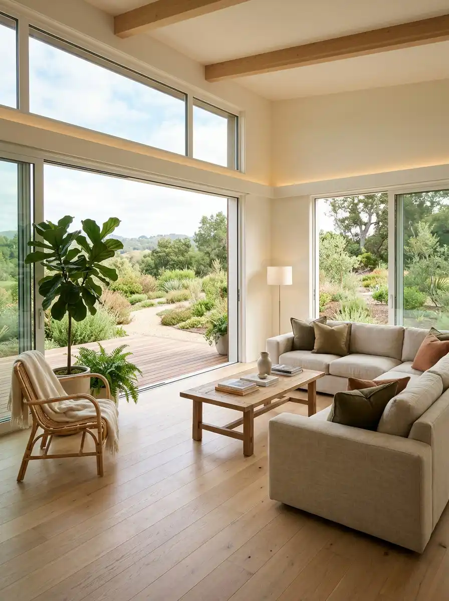 11. Open Connection Living Room Idea