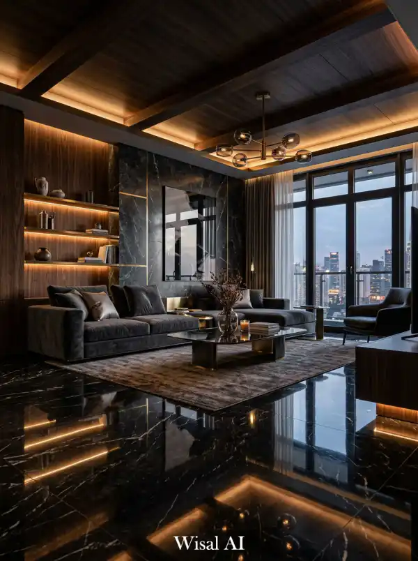 How to Create a Moody Living Room Like a Luxury Interior Designer - Interior Design Inspiration | Wisal AI : object Object,object Object,object Object,object Object,object Object,object Object,object Object,object Object,object