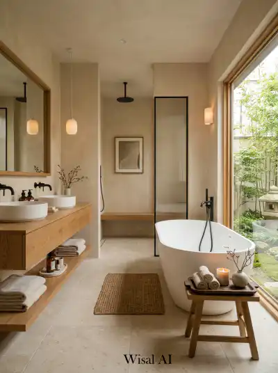 15 Japandi Bathroom Ideas for a Peaceful Minimal Space