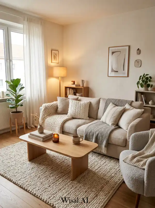 15 Cozy Scandinavian Living Room Ideas for Small Spaces - Interior Design Inspiration | Wisal AI : object Object,object Object,object Object,object Object,object Object,object Object,object Object,object Object,object