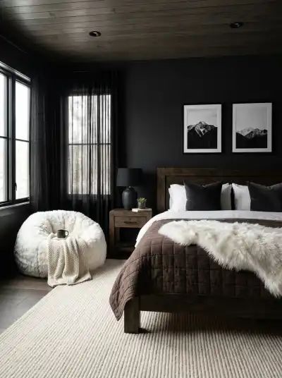 25 Dark Cozy Bedroom Ideas for a Luxury Boutique Hotel Feel