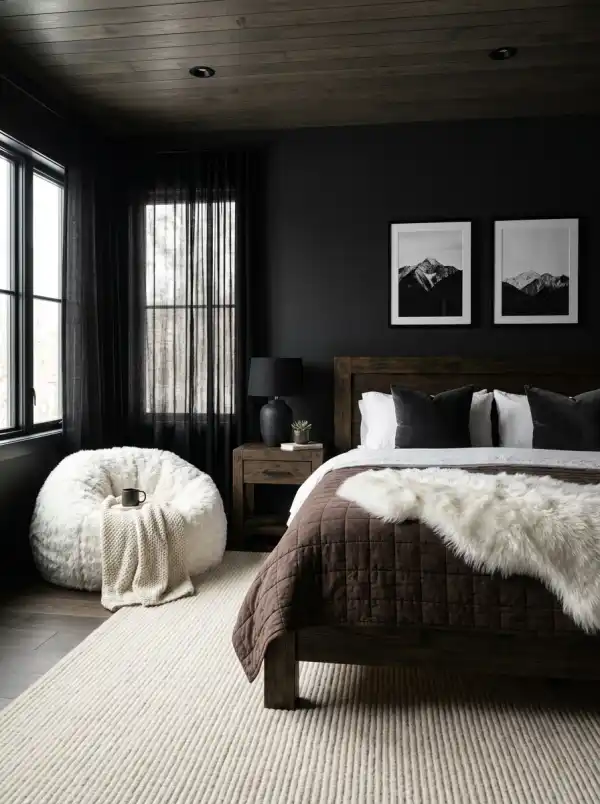 25 Dark Cozy Bedroom Ideas for a Luxury Boutique Hotel Feel - Interior Design Inspiration | Wisal AI : object Object,object Object,object Object,object Object,object Object,object Object,object Object,object Object,object