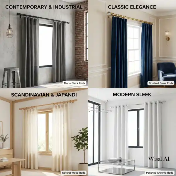 How to Choose the Perfect Curtains for Every Room - Interior Design Inspiration | Wisal AI : object Object,object Object,object Object,object Object,object Object,object Object,object Object,object Object,object