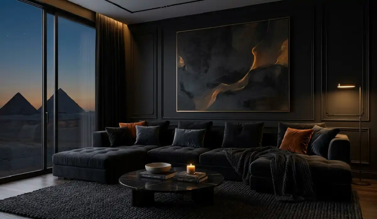 +20 Breathtaking Ideas to Master the Dark Living Room Style: A Definitive Guide to Moody Elegance, Cinematic Textures, and High-End Noir Interior