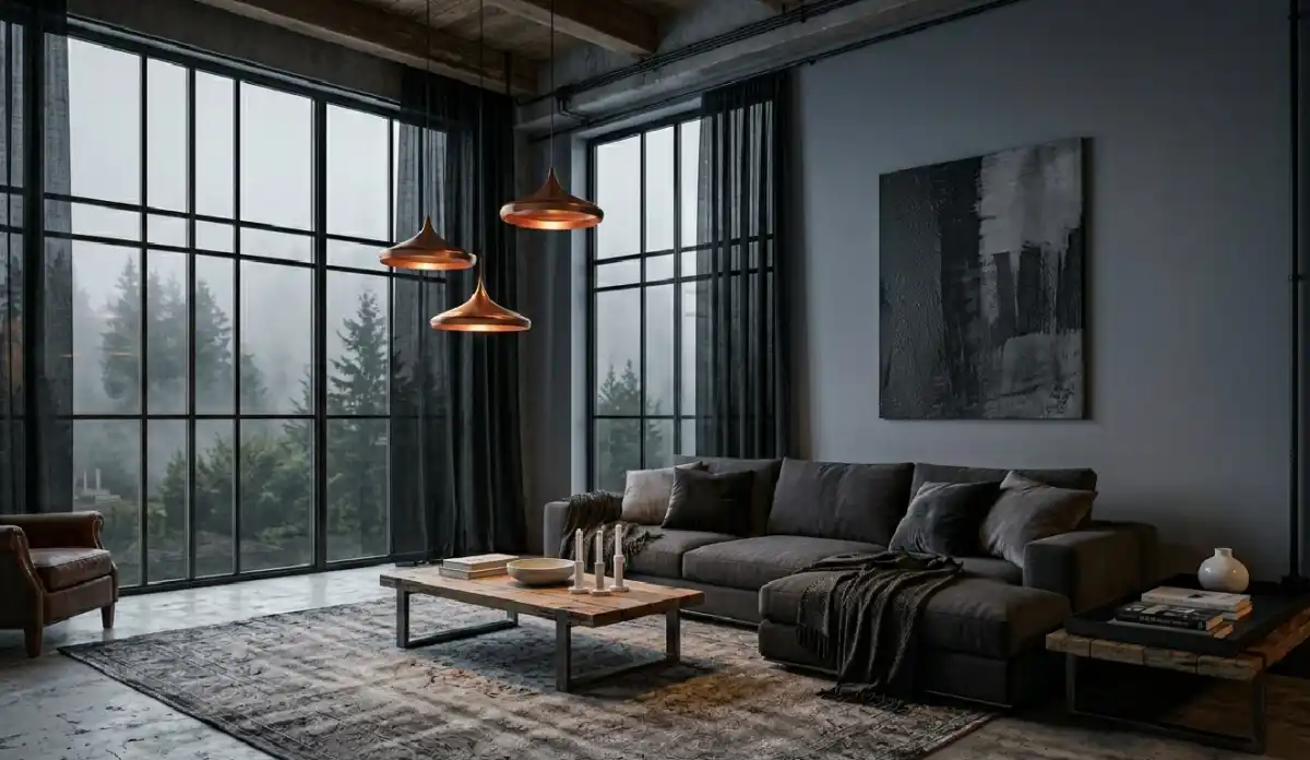+20 Breathtaking Ideas to Master the Dark Living Room Style: A Definitive Guide to Moody Elegance, Cinematic Textures, and High-End Noir Interior
