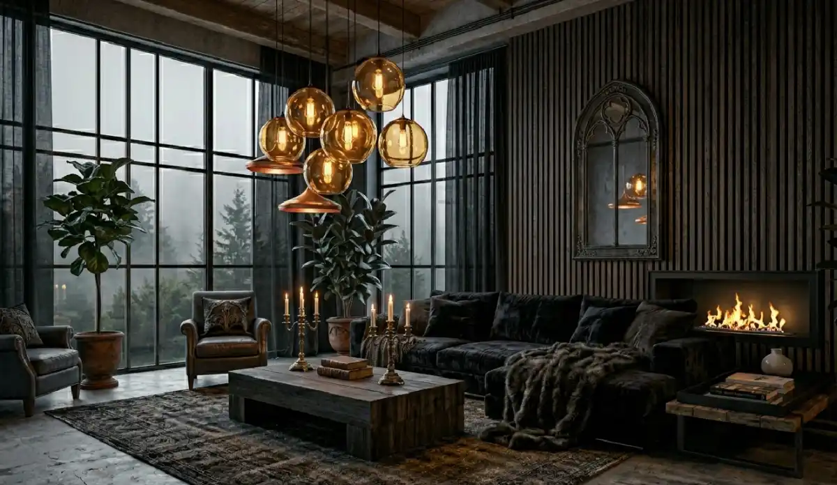 +20 Breathtaking Ideas to Master the Dark Living Room Style: A Definitive Guide to Moody Elegance, Cinematic Textures, and High-End Noir Interior