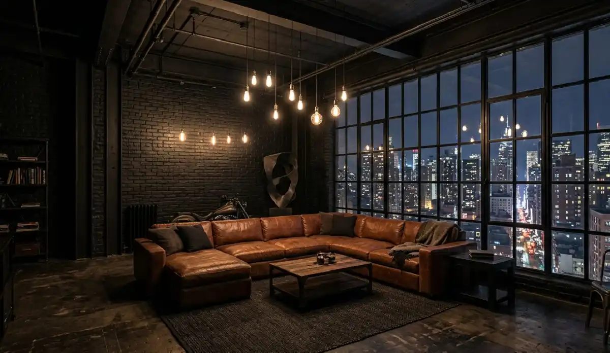 +20 Breathtaking Ideas to Master the Dark Living Room Style: A Definitive Guide to Moody Elegance, Cinematic Textures, and High-End Noir Interior