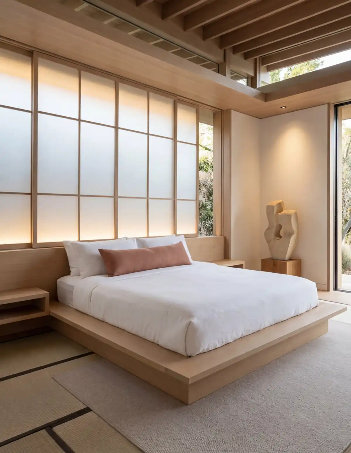 25 Best Japandi Bedroom Ideas to Transform Your Space into a Serene Sanctuary - The Floating Zen Pavilion