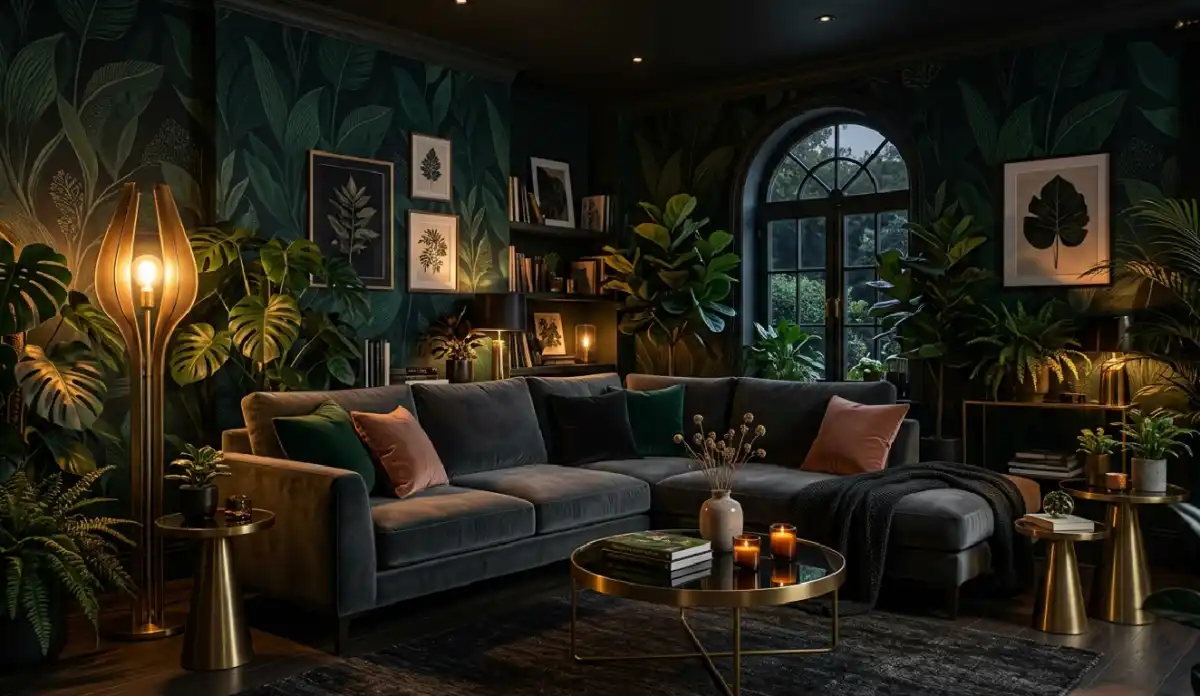 +20 Breathtaking Ideas to Master the Dark Living Room Style: A Definitive Guide to Moody Elegance, Cinematic Textures, and High-End Noir Interior