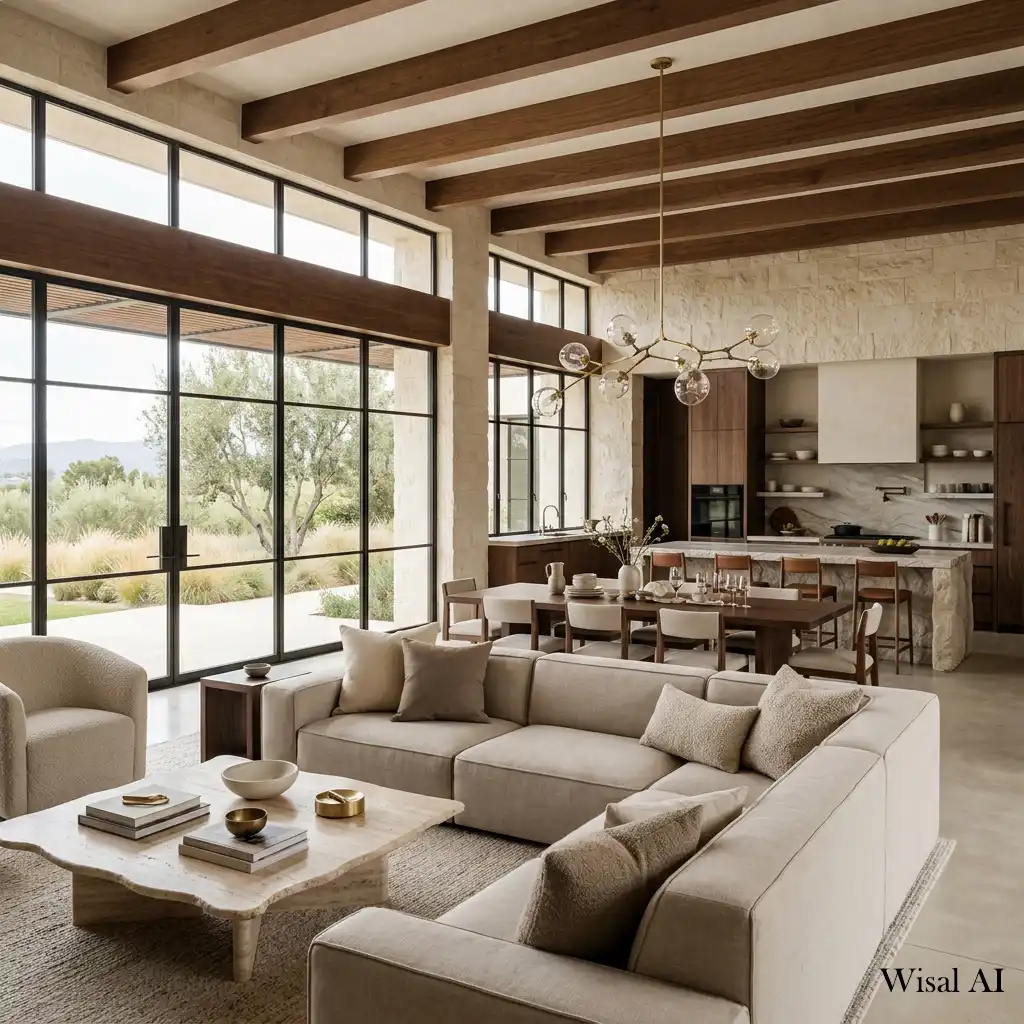 How to Make an Open-Plan Home Feel Organized and Beautiful