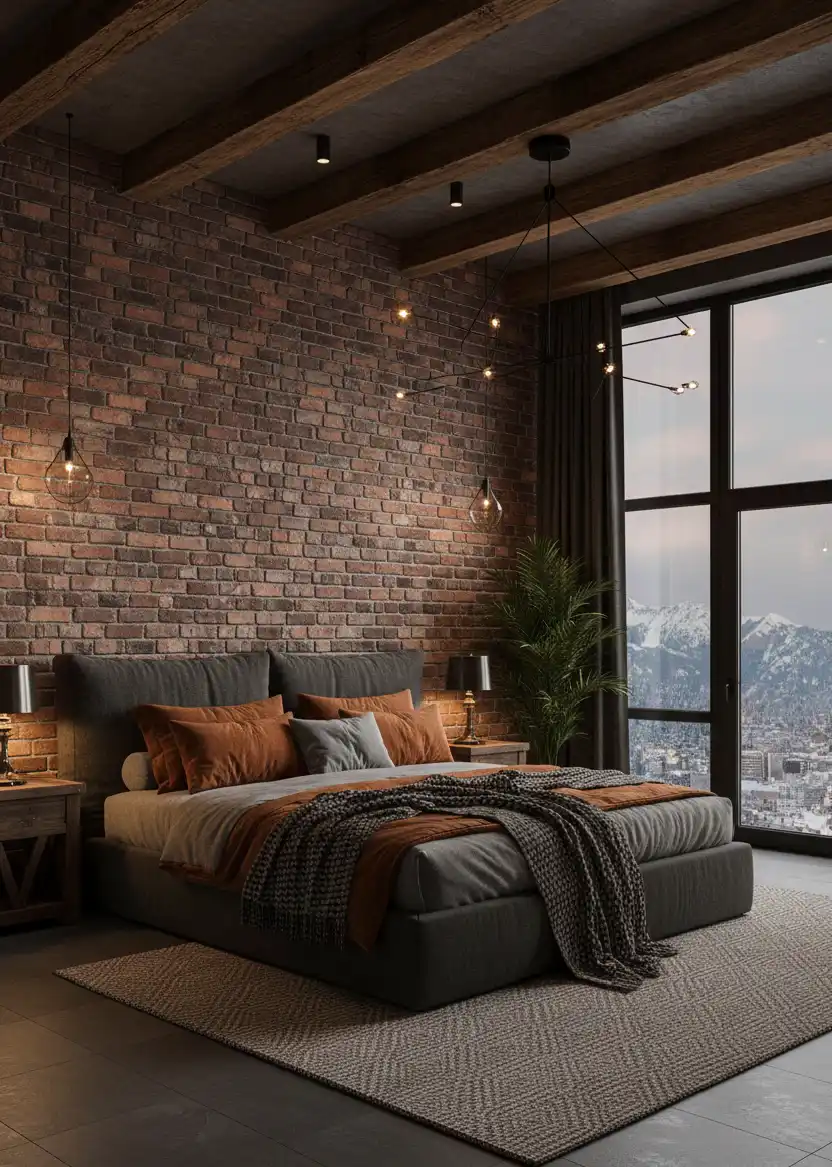 50+ Industrial Rustic Retreats: Masterclass in Burnt Orange Textures and Raw Architectural Soul Design