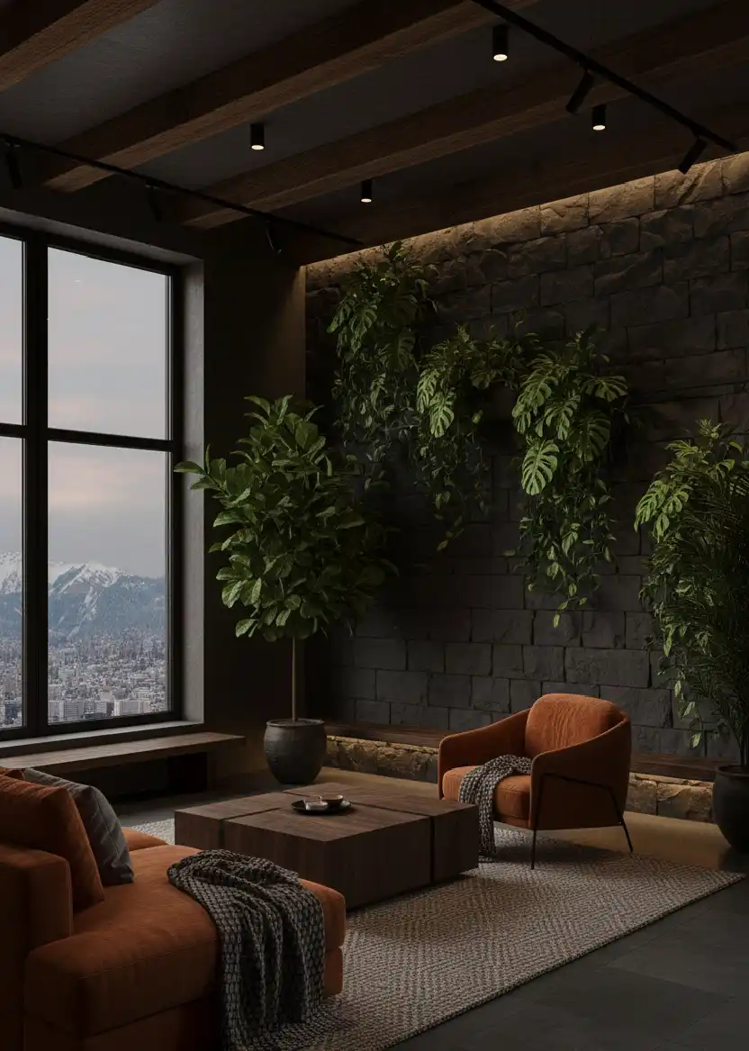 50+ Industrial Rustic Retreats: Masterclass in Burnt Orange Textures and Raw Architectural Soul Design
