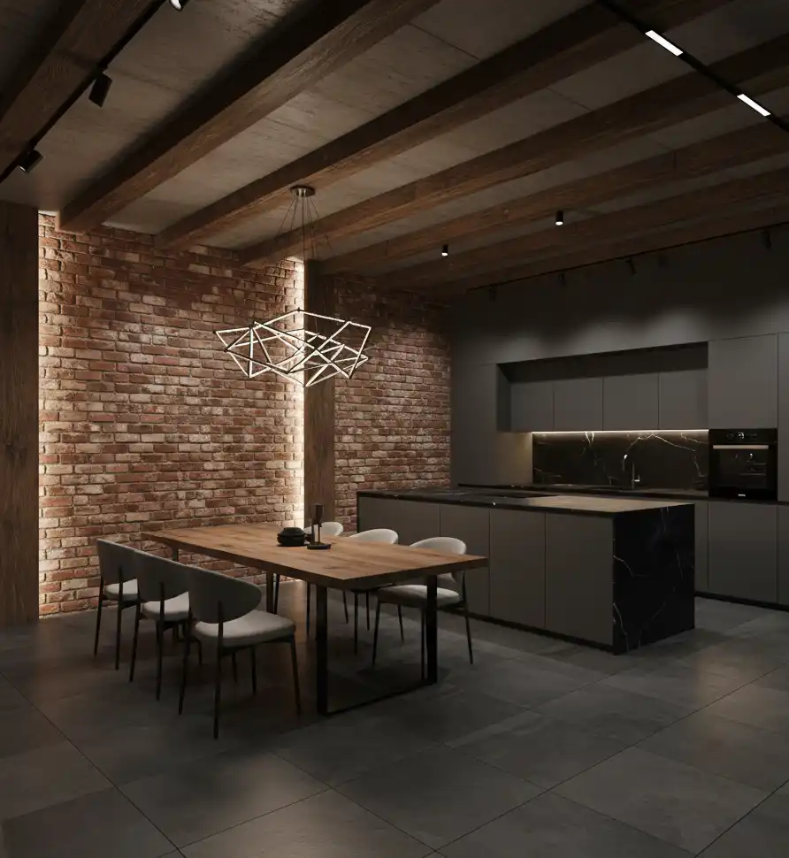 50+ Industrial Rustic Retreats: Masterclass in Burnt Orange Textures and Raw Architectural Soul Design