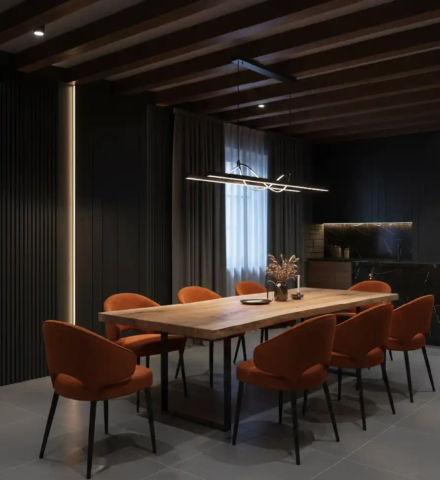 50+ Industrial Rustic Retreats: Masterclass in Burnt Orange Textures and Raw Architectural Soul Design
