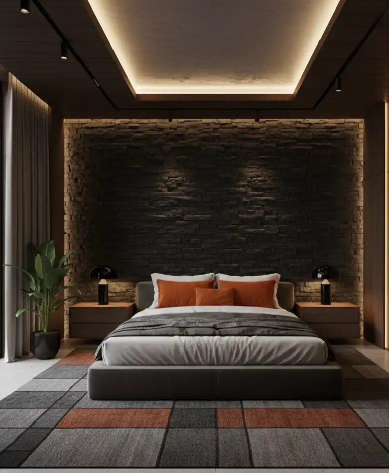 50+ Industrial Rustic Retreats: Masterclass in Burnt Orange Textures and Raw Architectural Soul Design