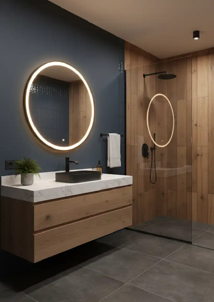 +20 Interior Revolutions: Why Navy and Oak are Dominating 2026 Home Trends Design
