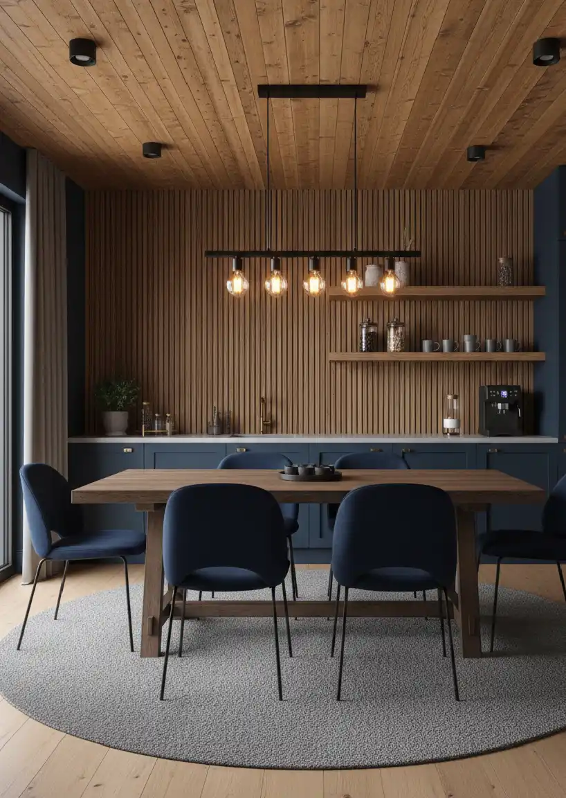 +20 Interior Revolutions: Why Navy and Oak are Dominating 2026 Home Trends Design