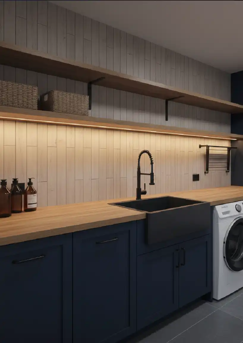 +20 Interior Revolutions: Why Navy and Oak are Dominating 2026 Home Trends Design