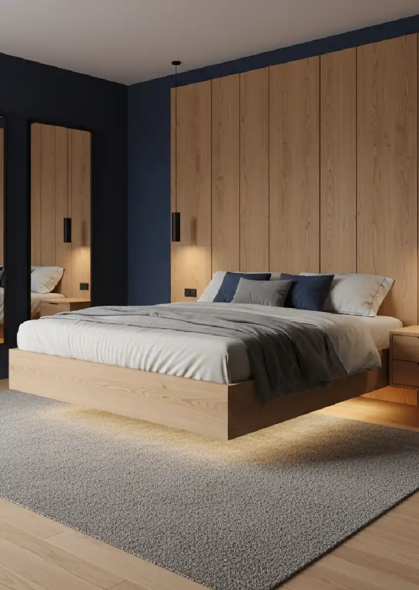 +20 Interior Revolutions: Why Navy and Oak are Dominating 2026 Home Trends Design